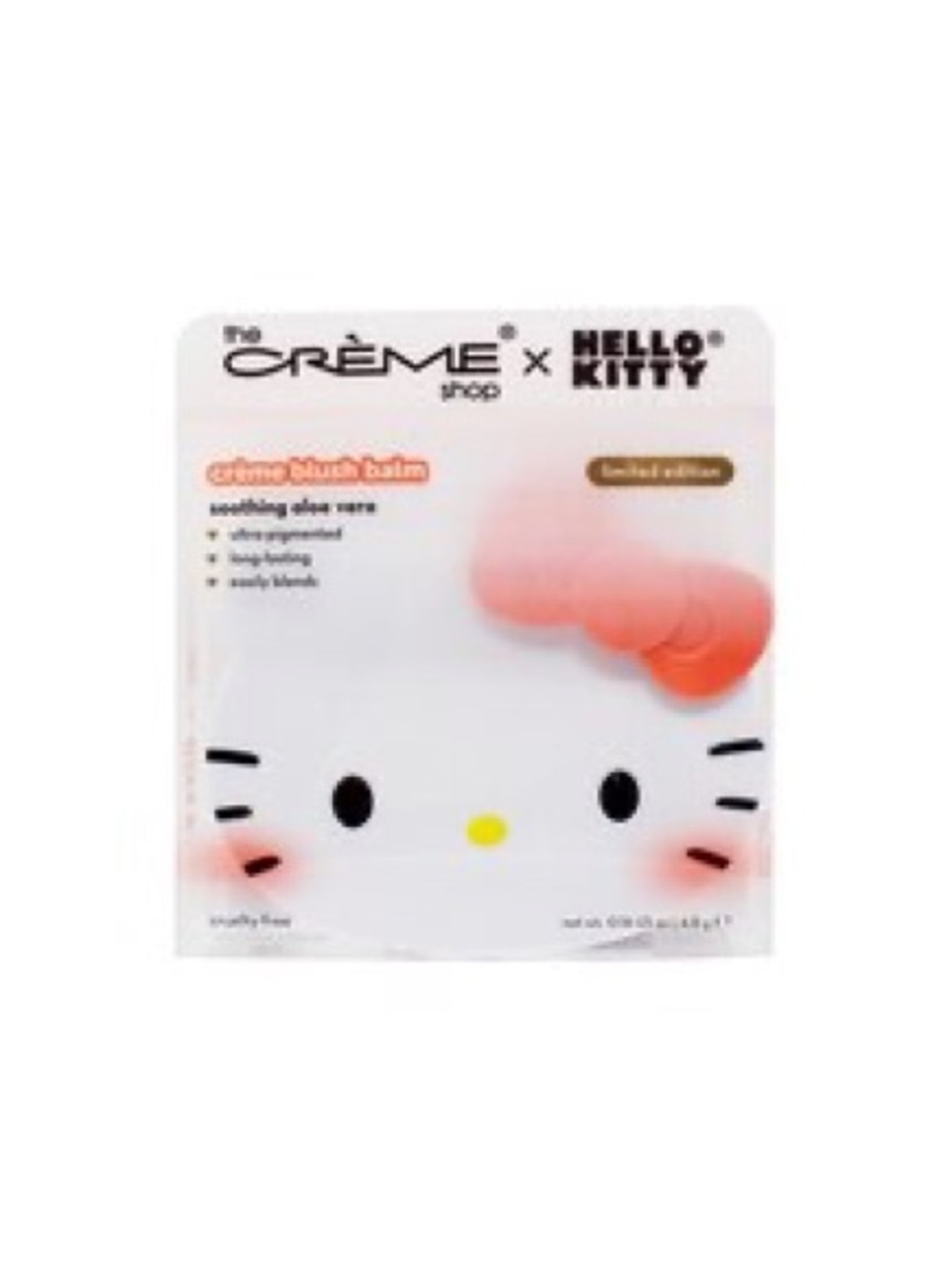 The Crème Shop x Hello Kitty Pink Blush Balm - Soothing Aloe